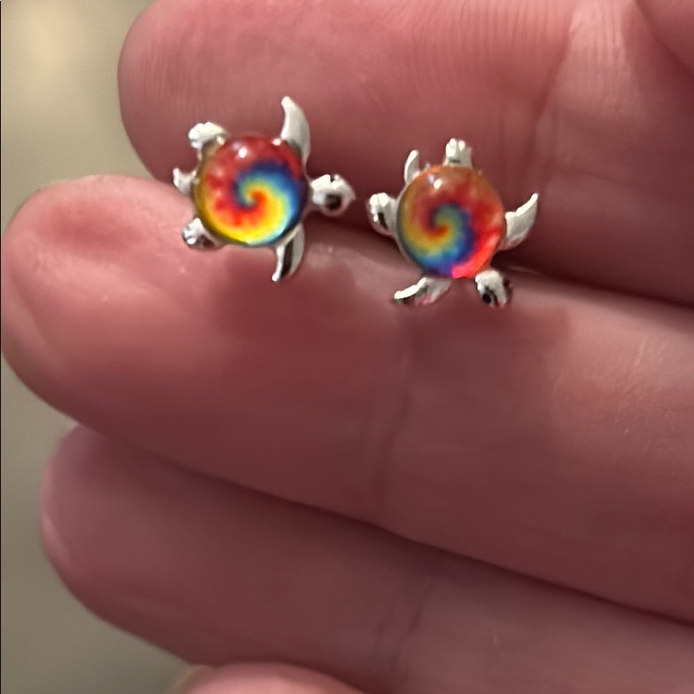 Colorful Turtle Earrings